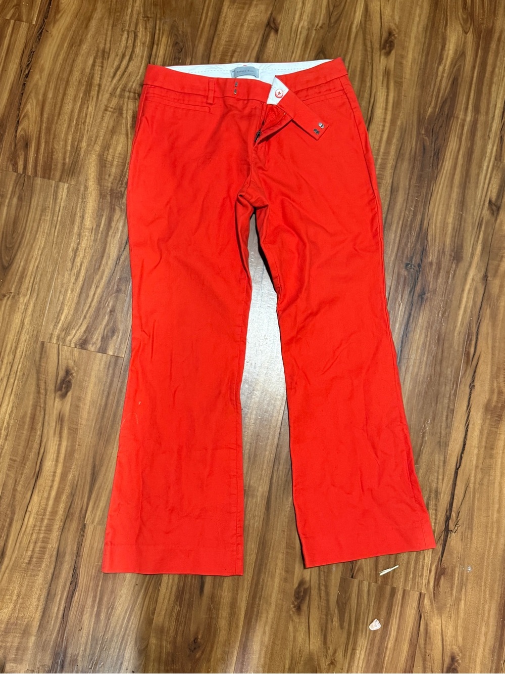 Gap Modern Boot Orange Pants Size 6 Petite